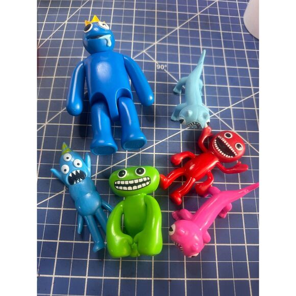 RAINBOW FRIENDS figure bundle blue red pink green 20108 - Picture 1 of 1